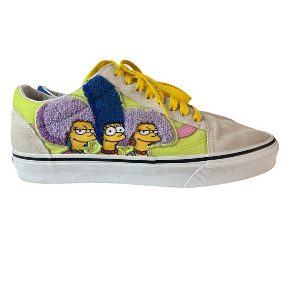 Vans Other - Vans, Mens 8.5, X The Simpsons Old Skool Bouviers Sisters Skate Shoe Sneaker